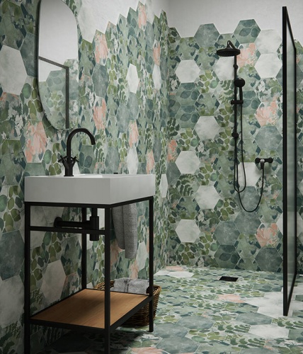 Ca Pietra Woodland Glade Porcelain Melange Green